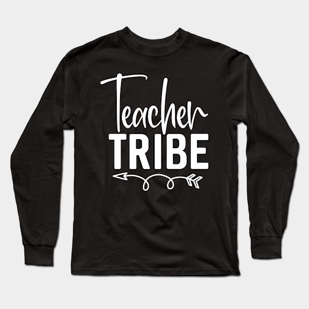 Homeschool Teacher Teacher Tribe DLP Distance Learning Plan Long Sleeve T-Shirt by StacysCellar